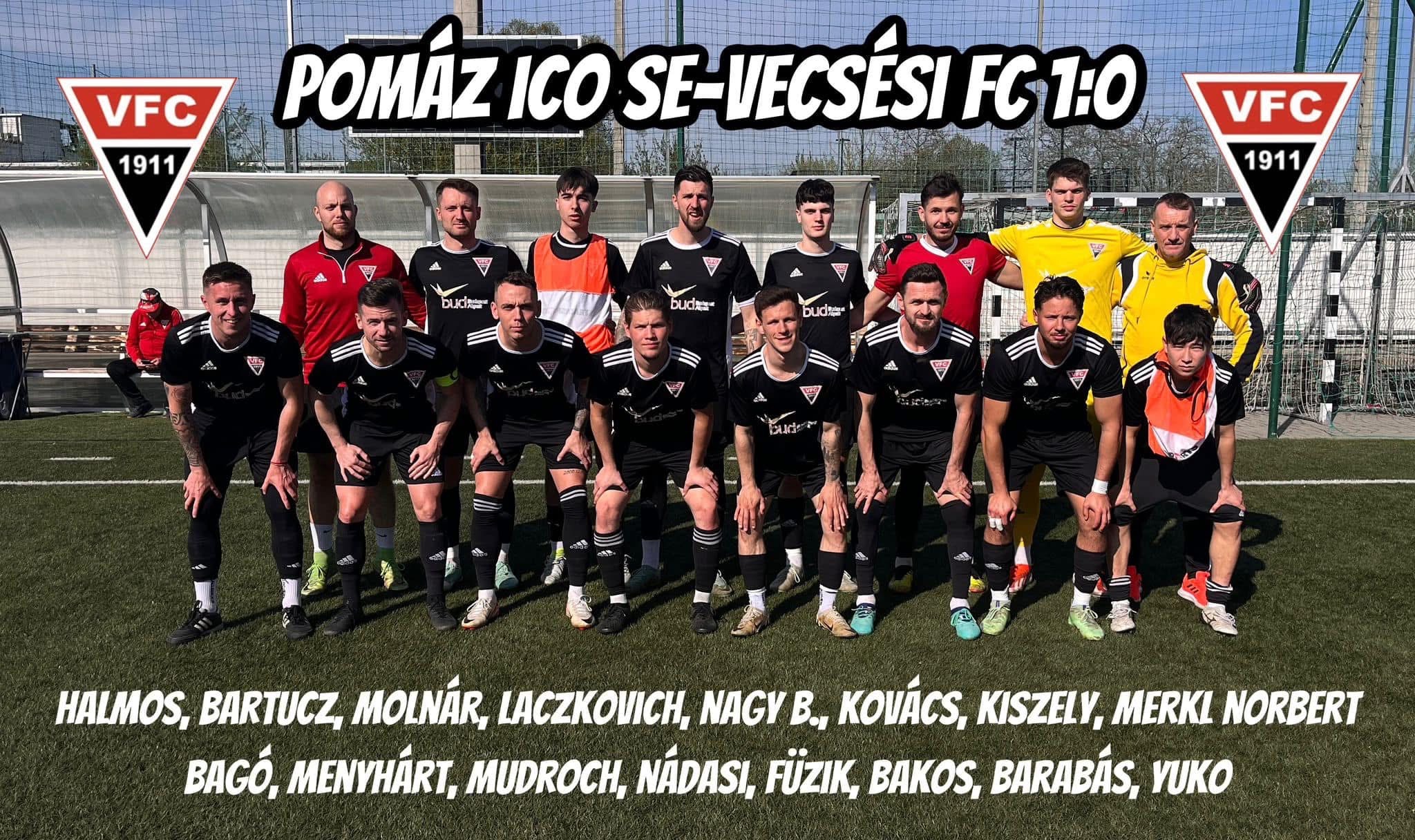 Pomáz ICO SE - Vecsési FC  1:0