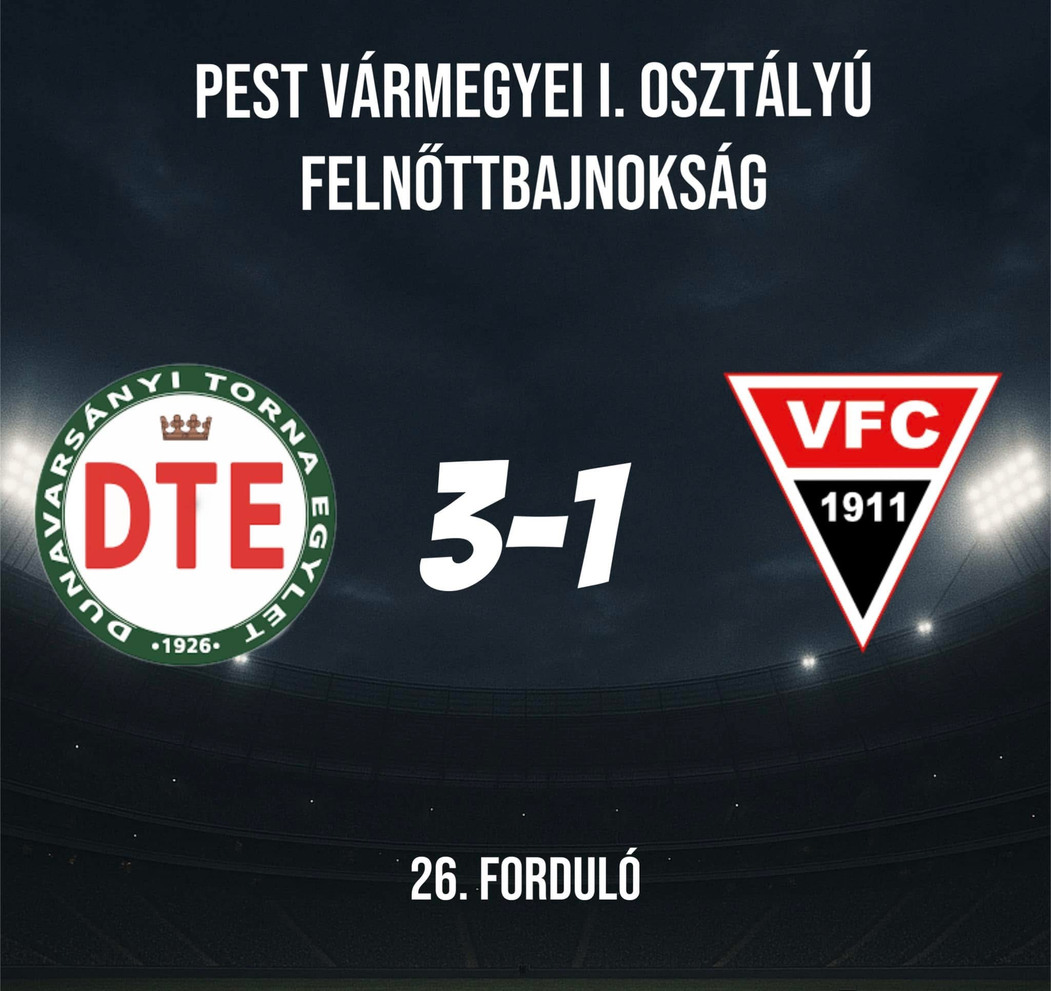 FÉMALK-DUNAVARSÁNY - VECSÉSI FC 3-1