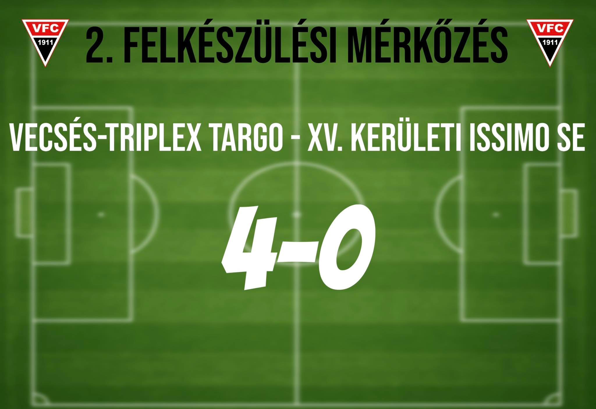 2. Felkészülési mérkőzés!