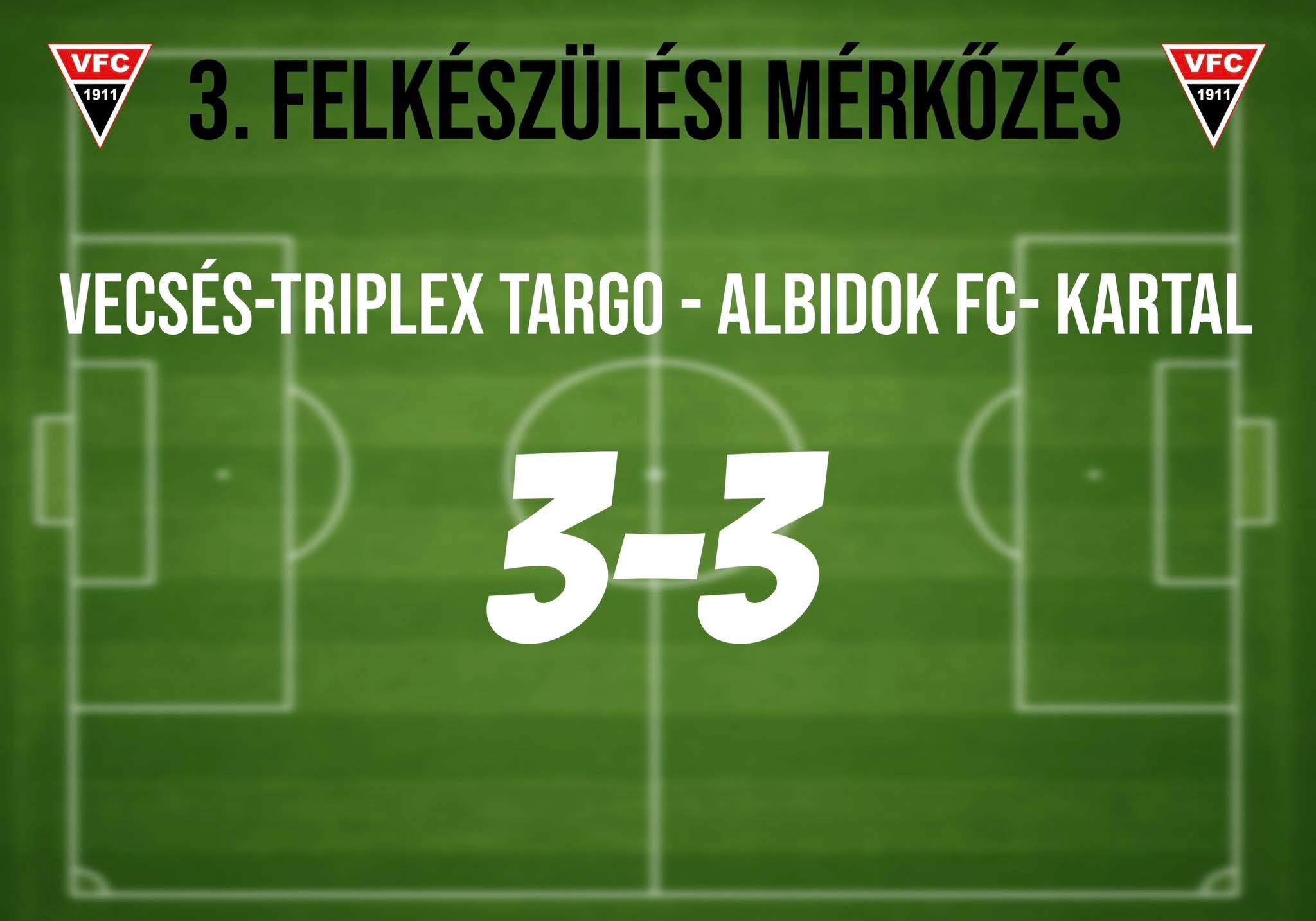 3. Felkészülési mérkőzés