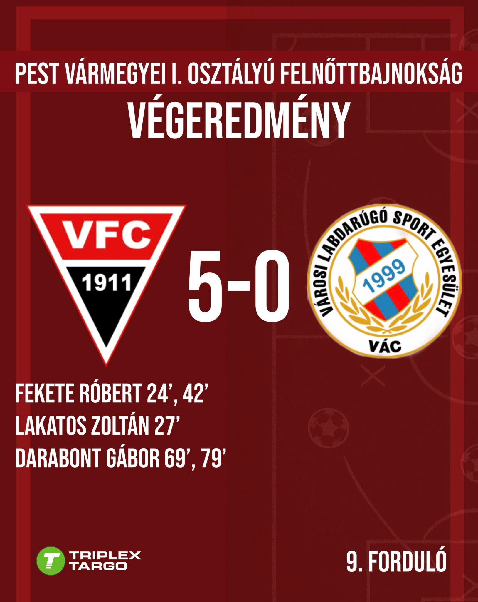 9. Forduló eredménye 