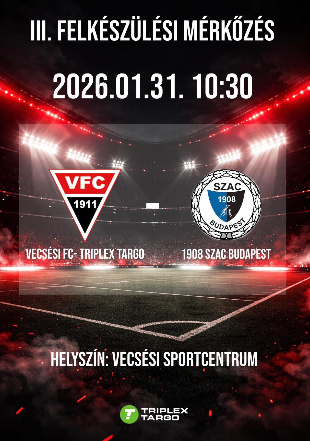 Felkészülési mérkőzés!