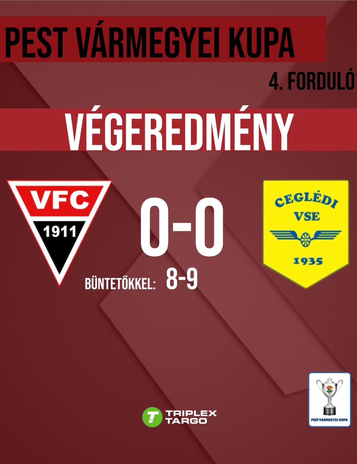 Pest Vármegyei Kupa!